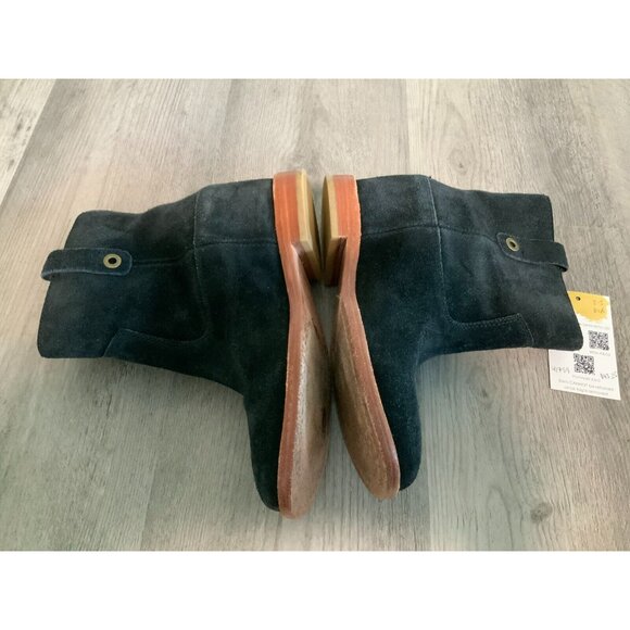 Cole Haan Grand OS Black Suede Booties W/ Plaid Lining, Size 7 (US) - Picture 5 of 10